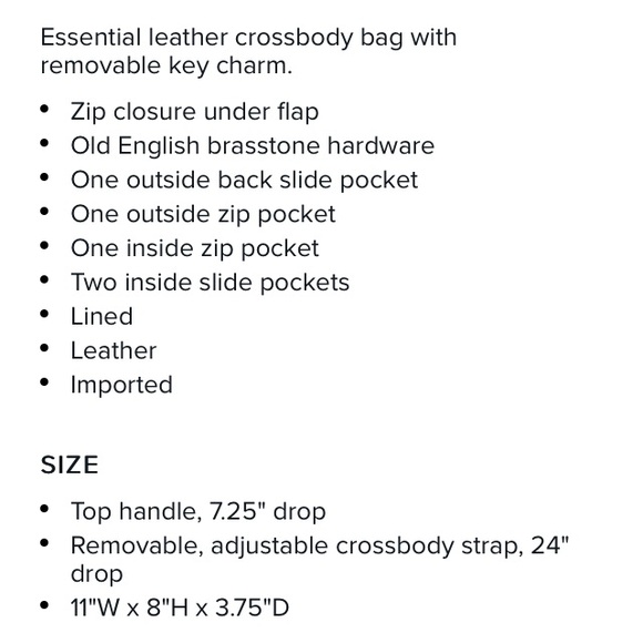 Leather Fossil blue bag - Picture 6 of 8